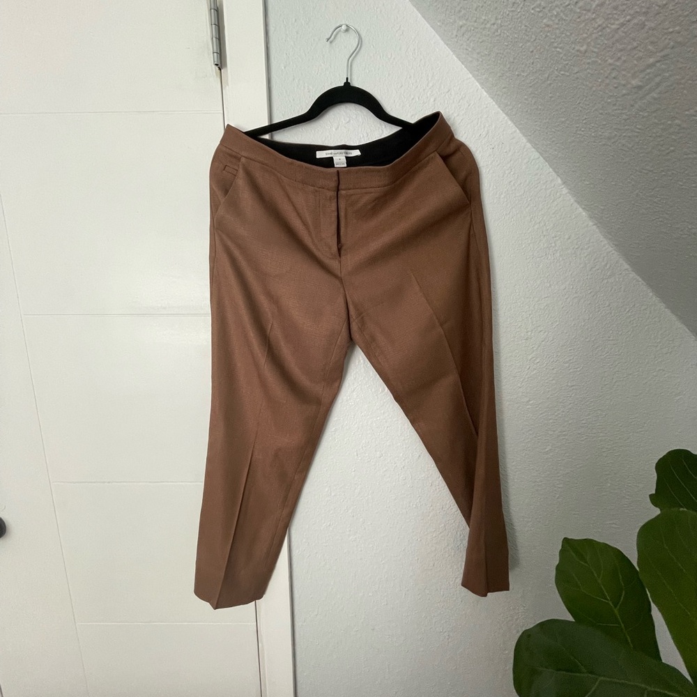 Brown work trousers